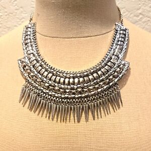 Silver Statement Necklace
